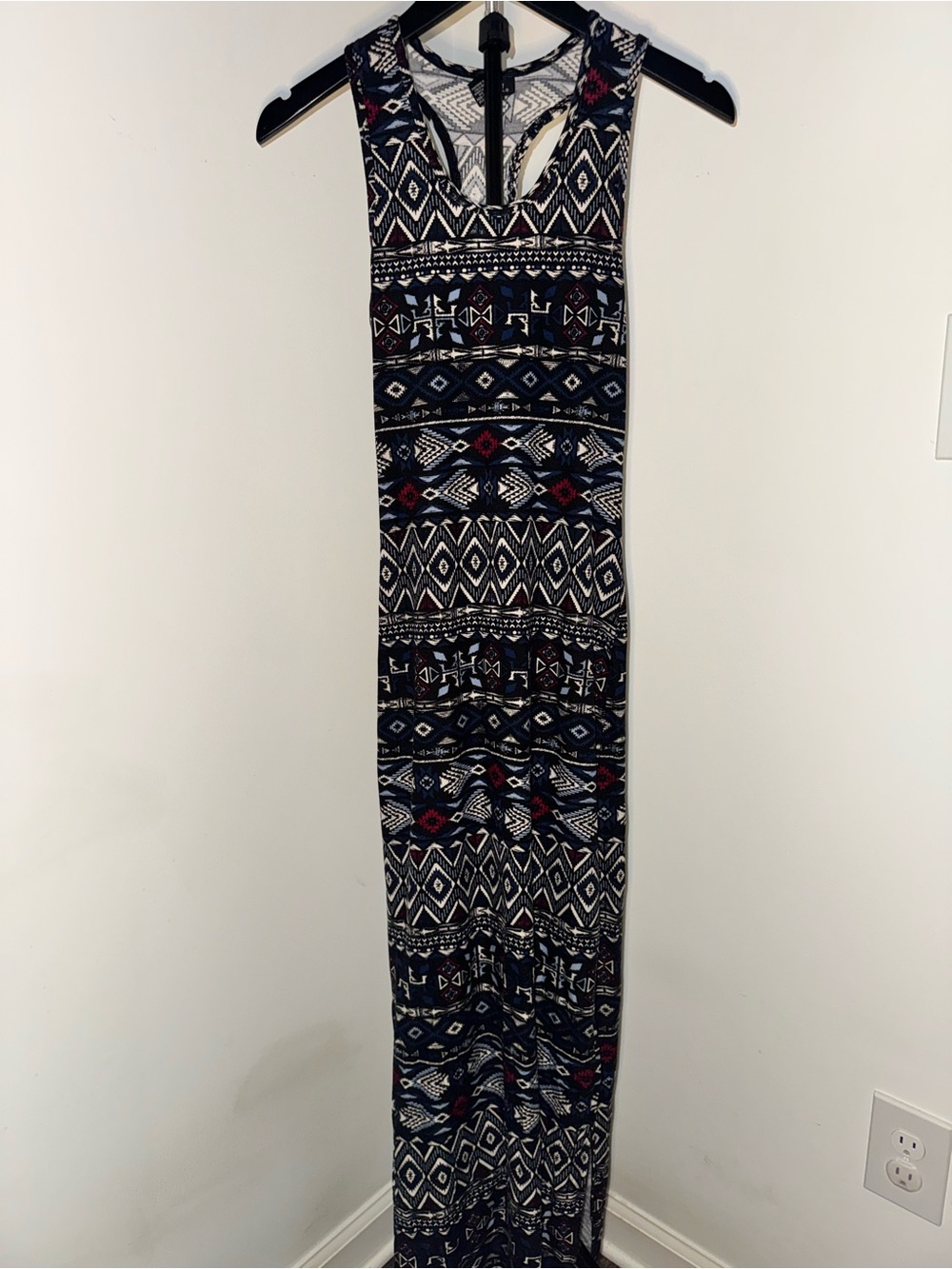 Rue21 Aztec Print Tank Dress in Navy, White & Red